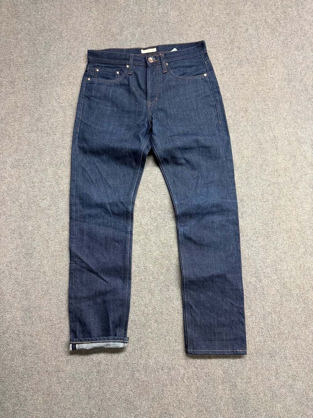 The Unbranded Brand UB201 Tapered Jeans Size 30 Raw Selvedge Denim